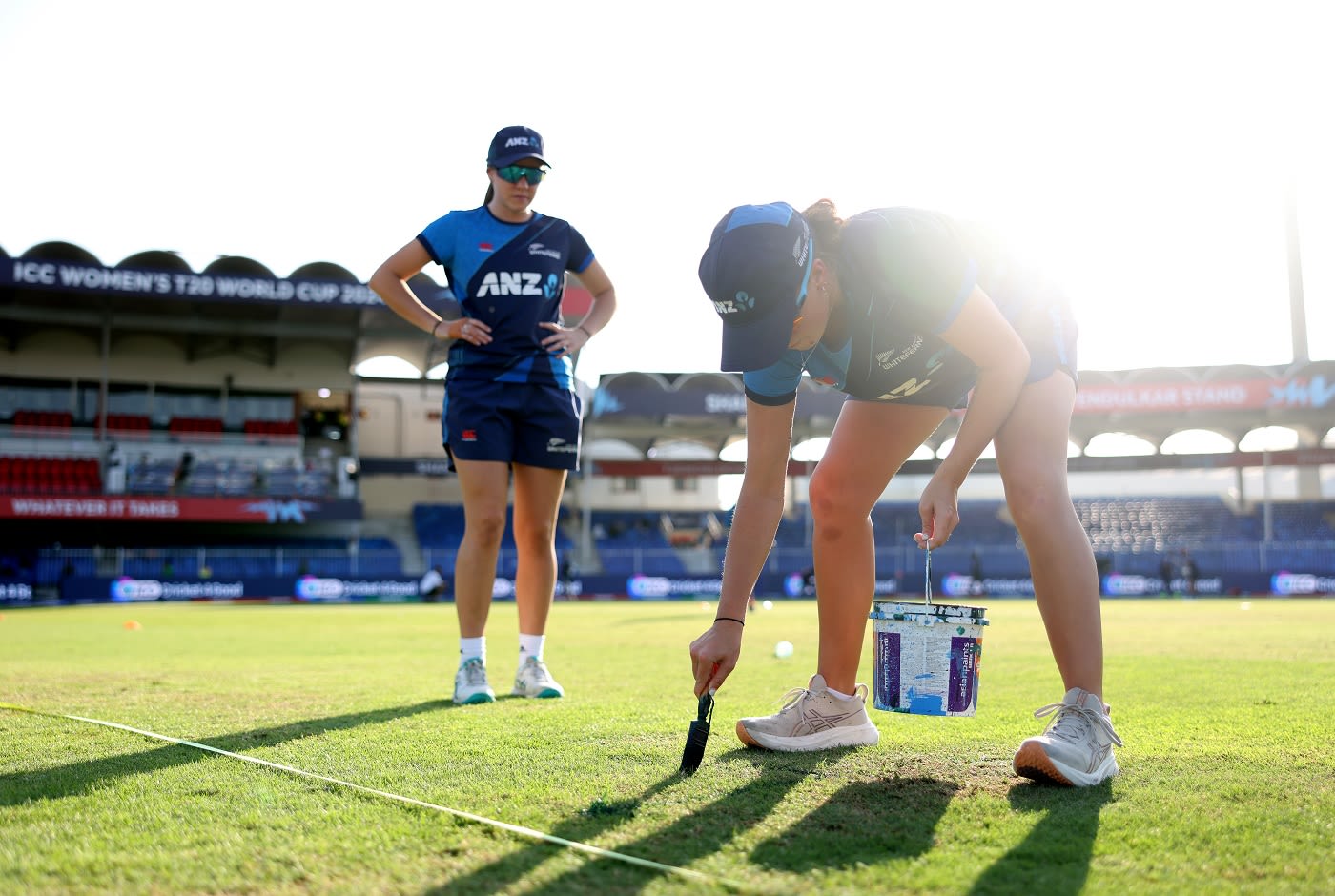 Fran Jonas and Eden Carson mark their run-ups