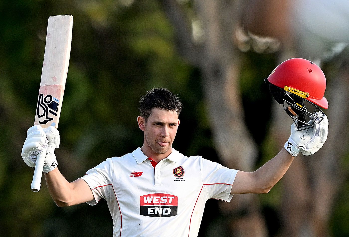 Henry Hunt led South Australia's innings with a century