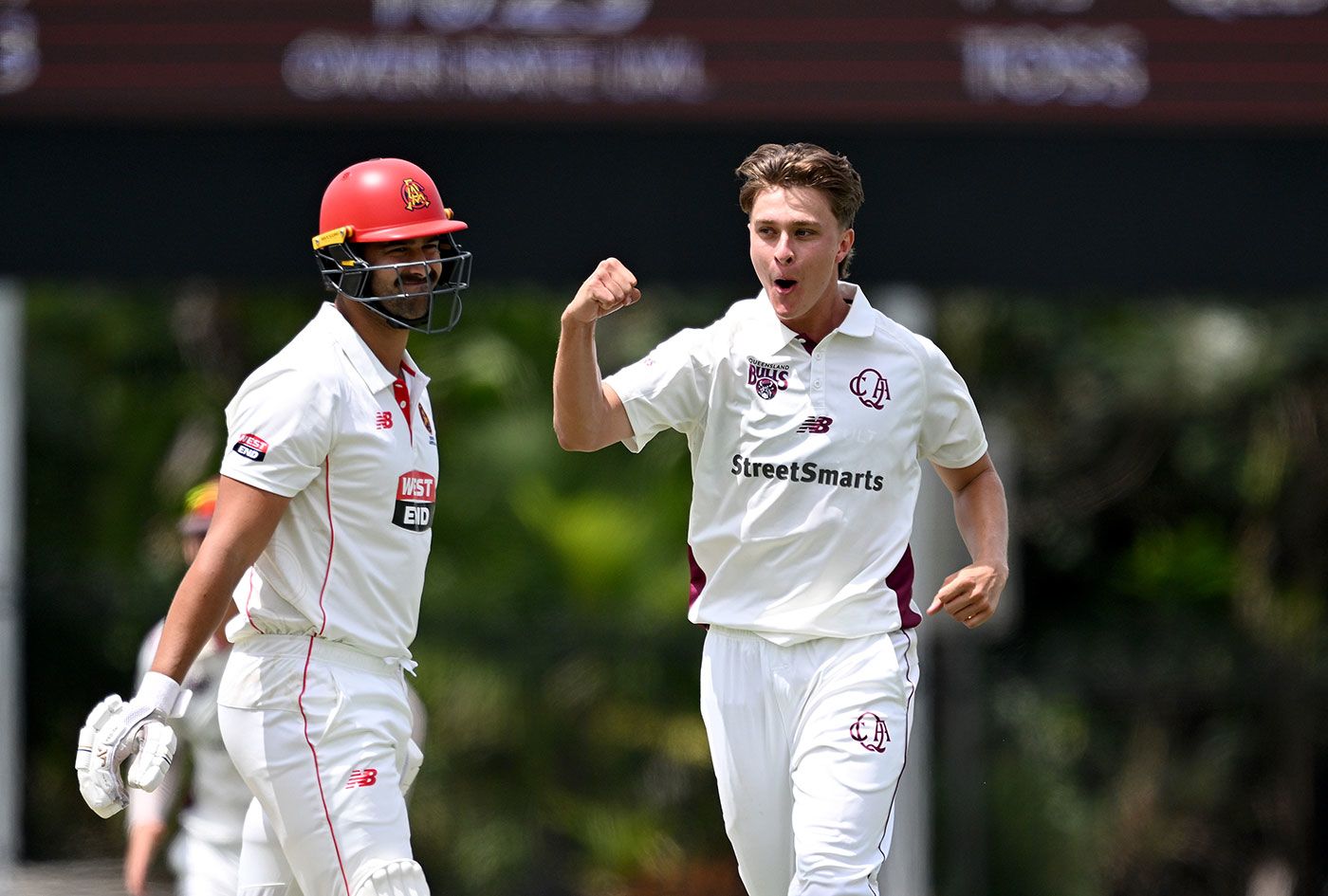 Tom Whitney claimed a five-wicket haul on his first-class debut