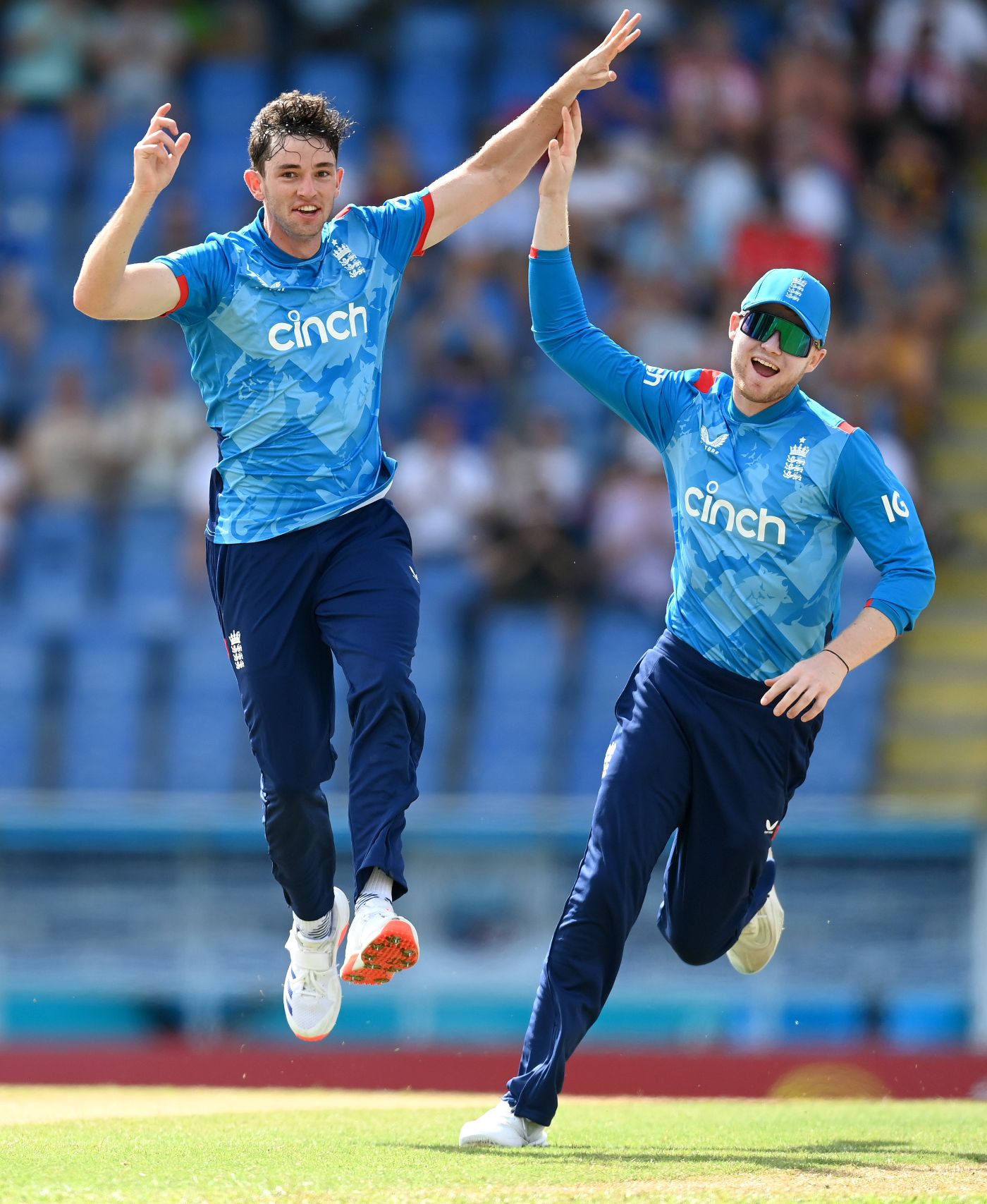 John Turner claimed Brandon King as his maiden international wicket