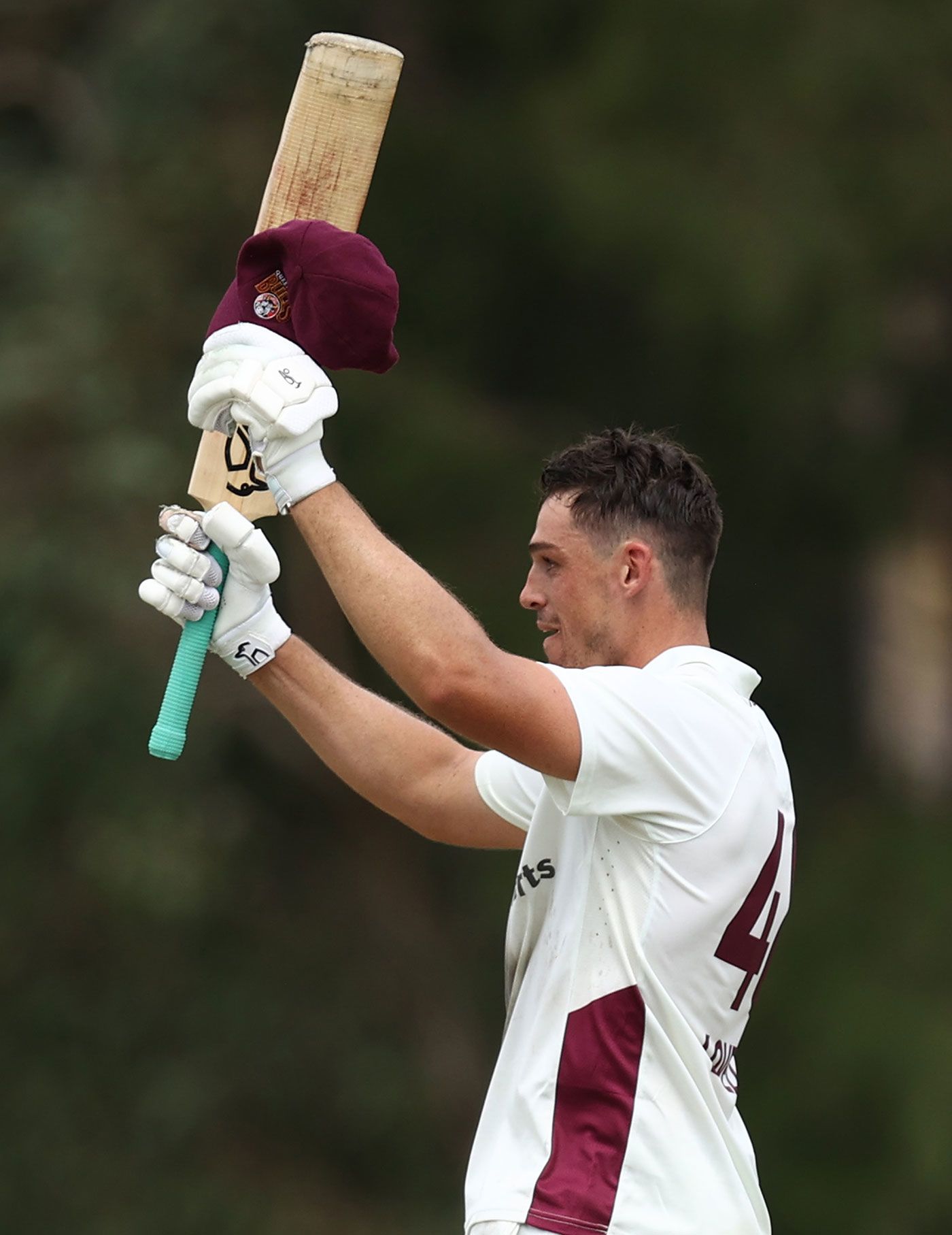 Angus Lovell brought up a maiden first-class century