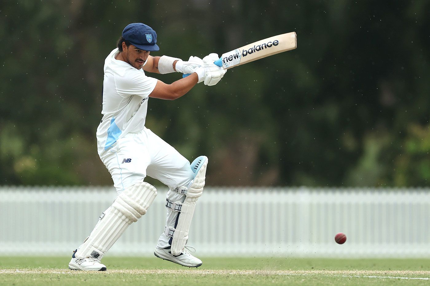 Ollie Davies played an important hand in the second innings