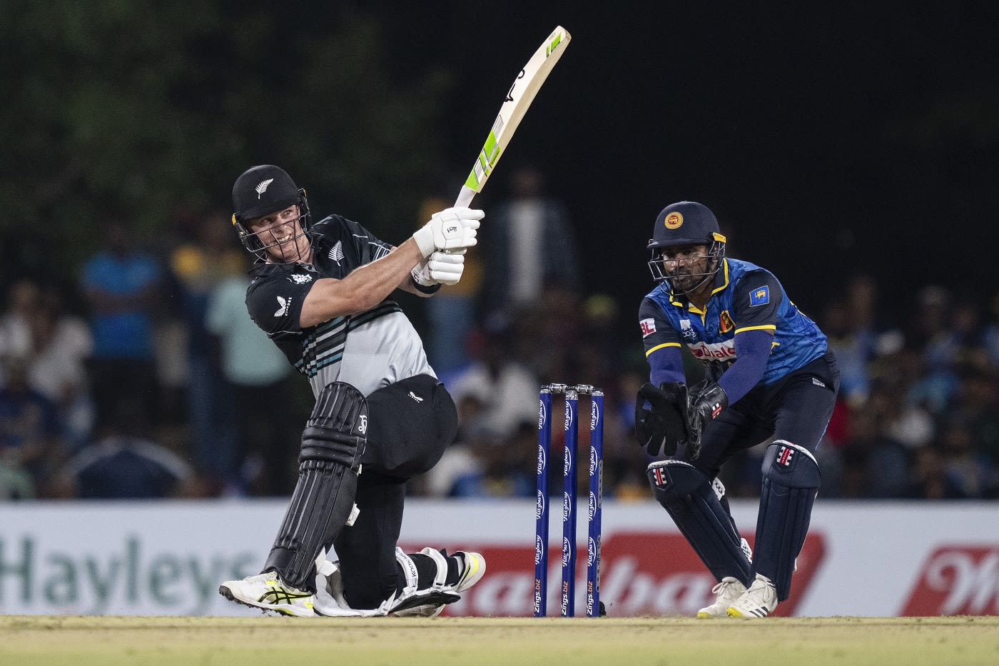 Josh Clarkson hit the only two sixes of the New Zealand innings