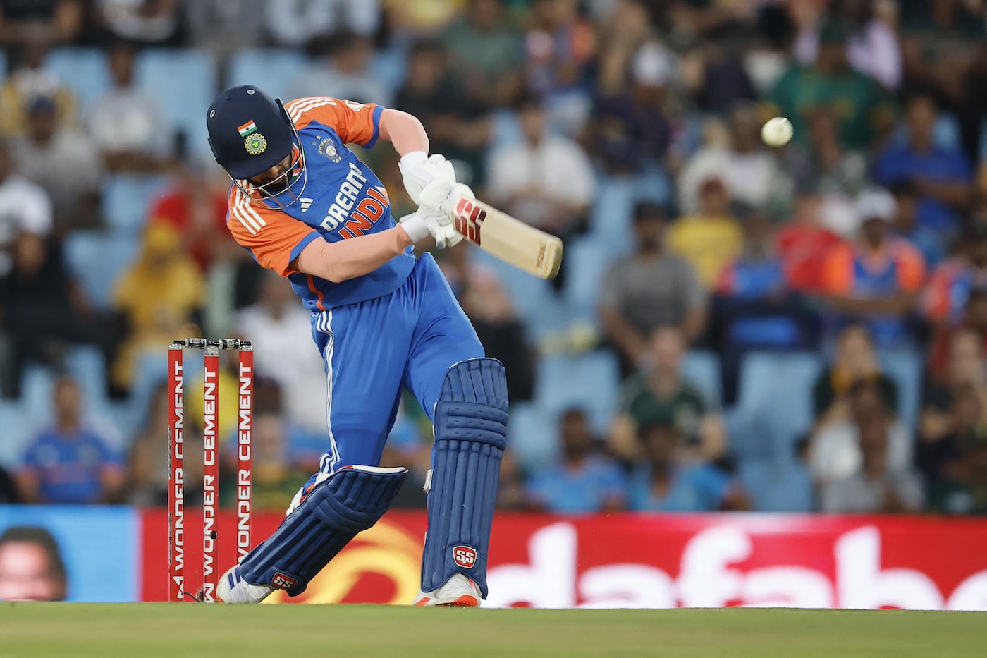 Ramandeep Singh hit his first ball in international cricket for six