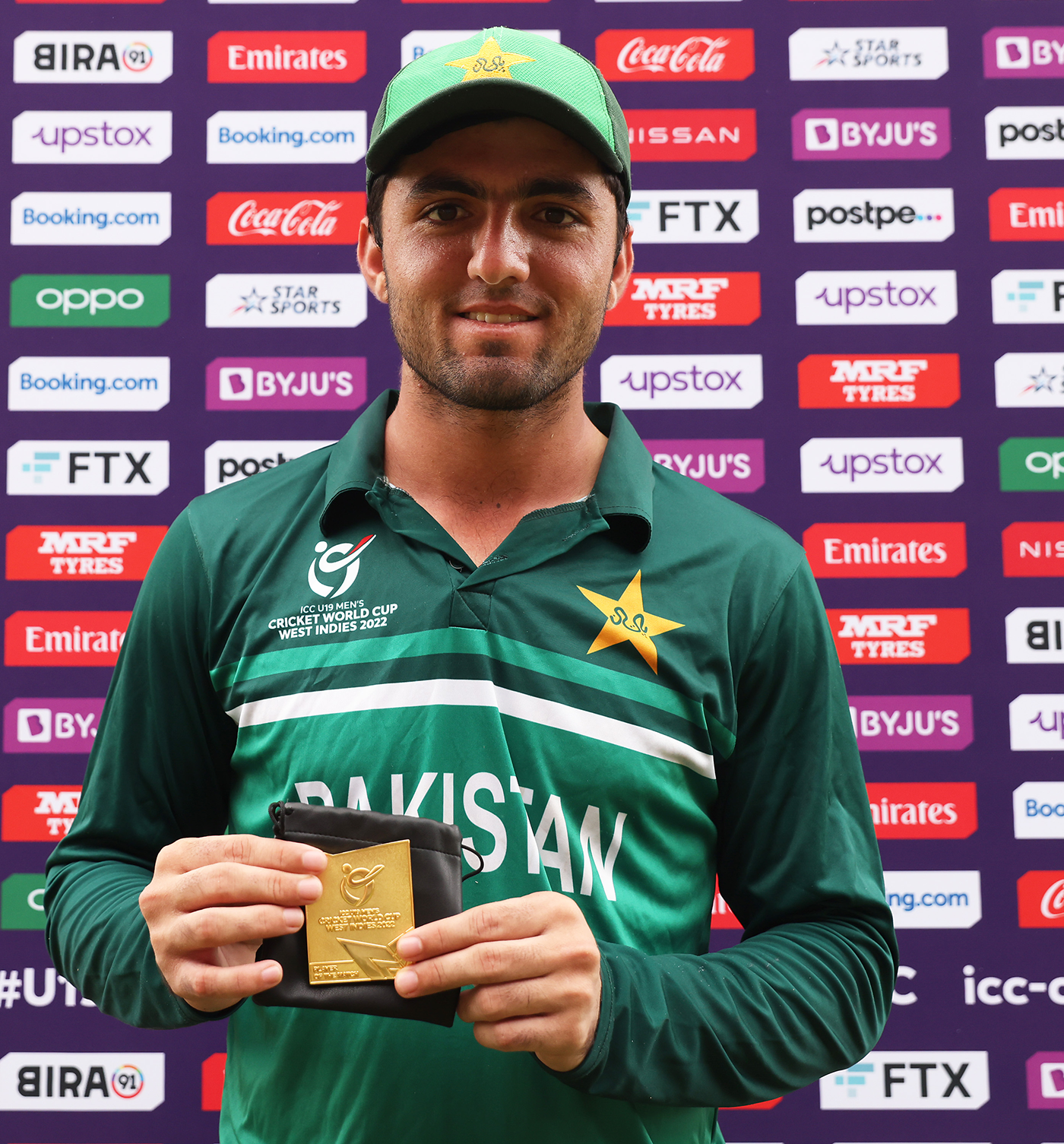Haseebullah Khan was the Player of the Match