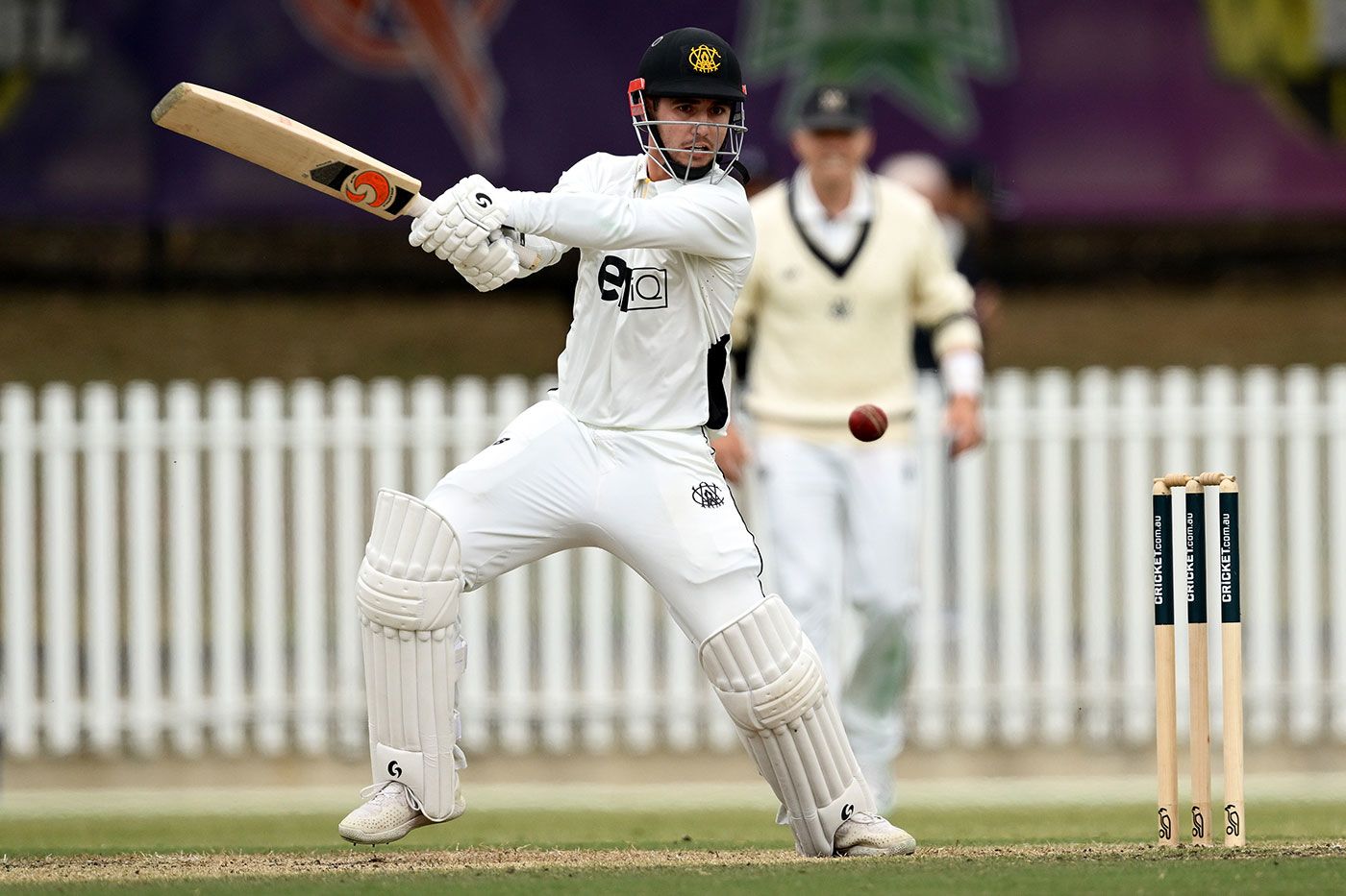 Joel Curtis made a maiden first-class half-century
