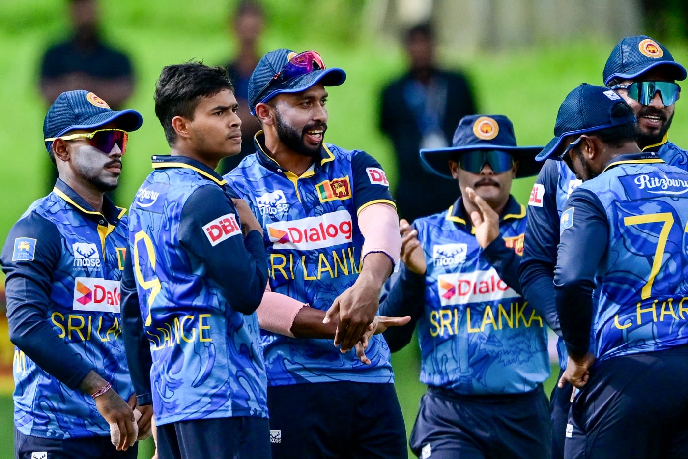 Dunith Wellalage struck early for Sri Lanka