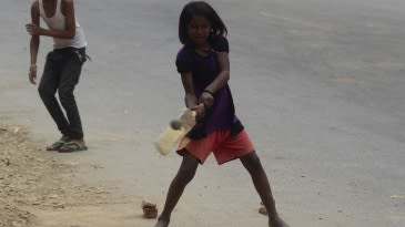 The scoop, as played by kids in streets all over south Asia
