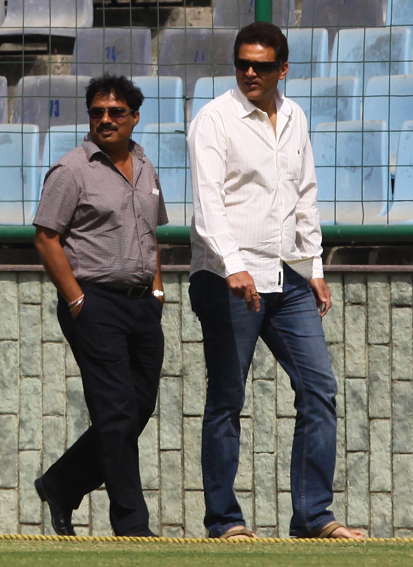 National selectors Narendra Hirwani and Vivek Razdan look on