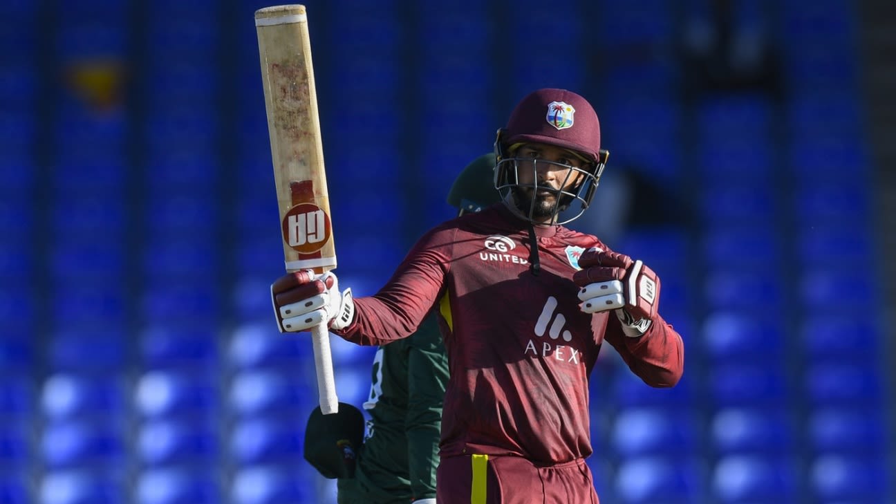 Simmonds and Jangoo star in West Indies' consolation win