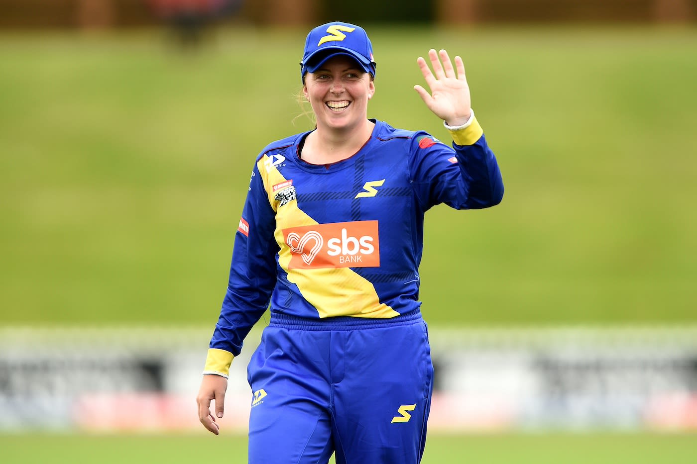 Bella James gestures during the game