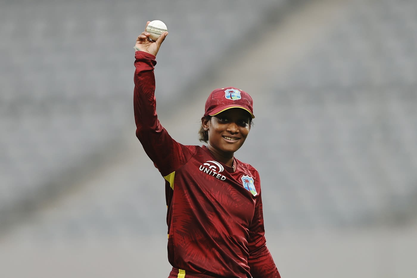 Zaida James finished with 5 for 45 in eight overs