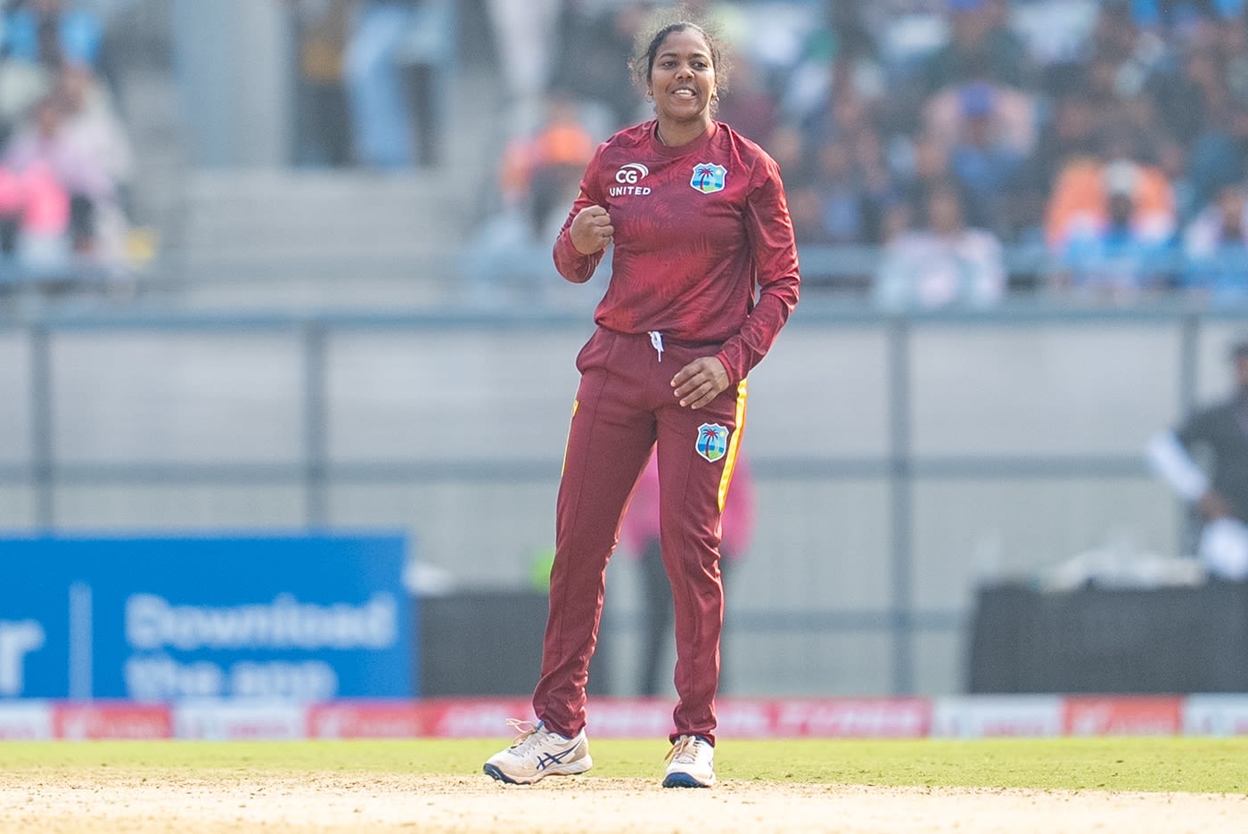 Afy Fletcher was delighted after dismissing the India captain