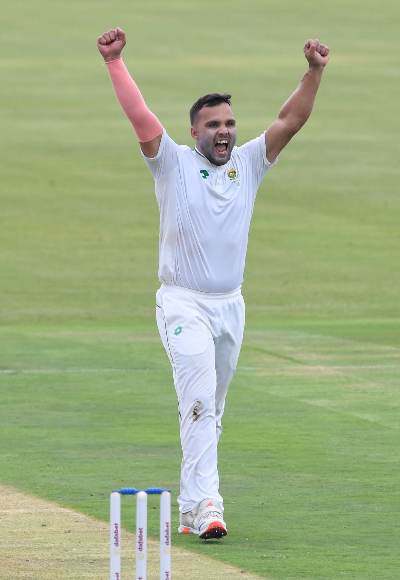 Dane Paterson broke a threatening stand between Kamran Ghulam and Mohammad Rizwan with the former's wicket