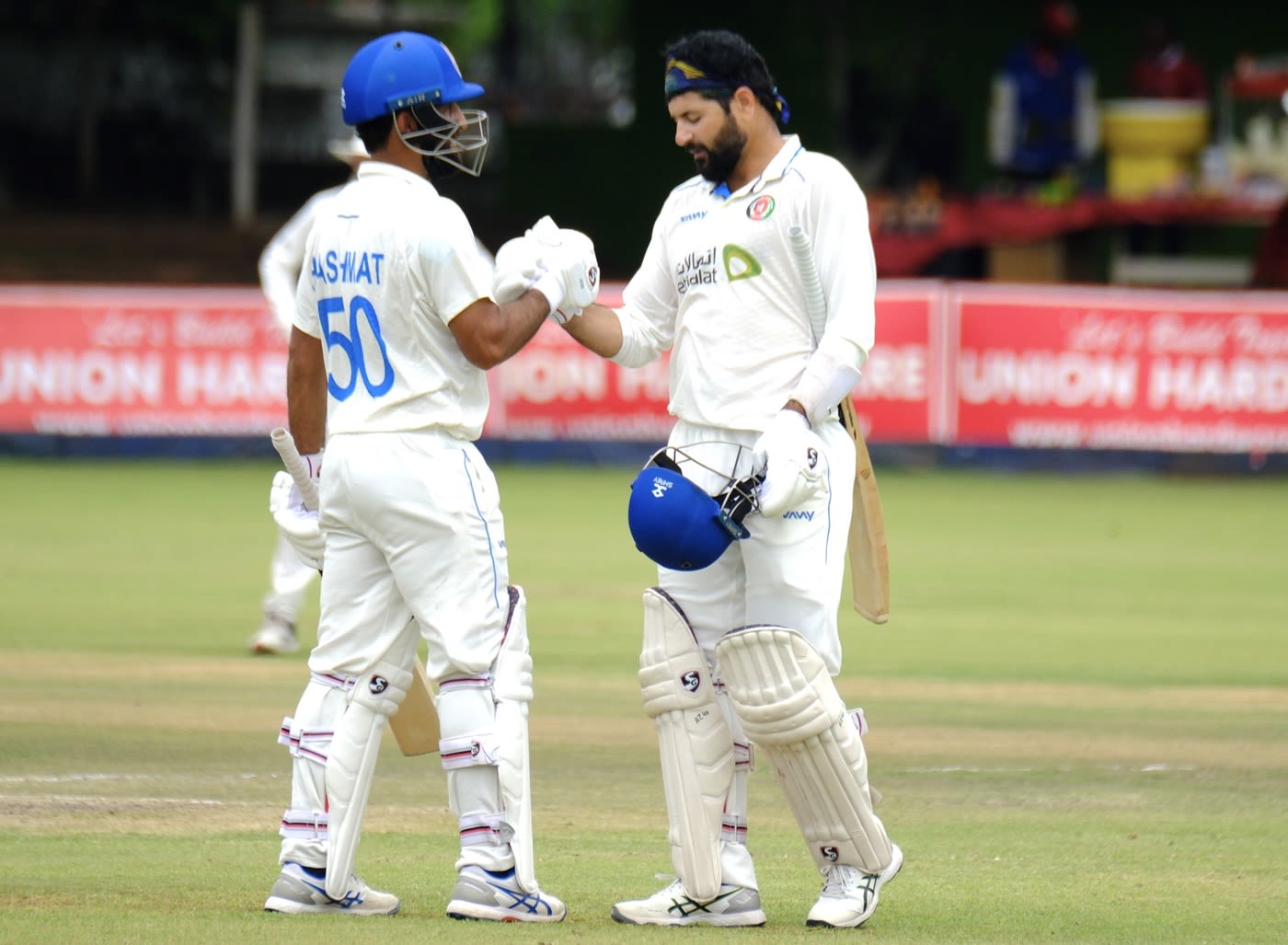 Hashmatullah Shahidi and Afsar Zazai added 211 for the fourth wicket