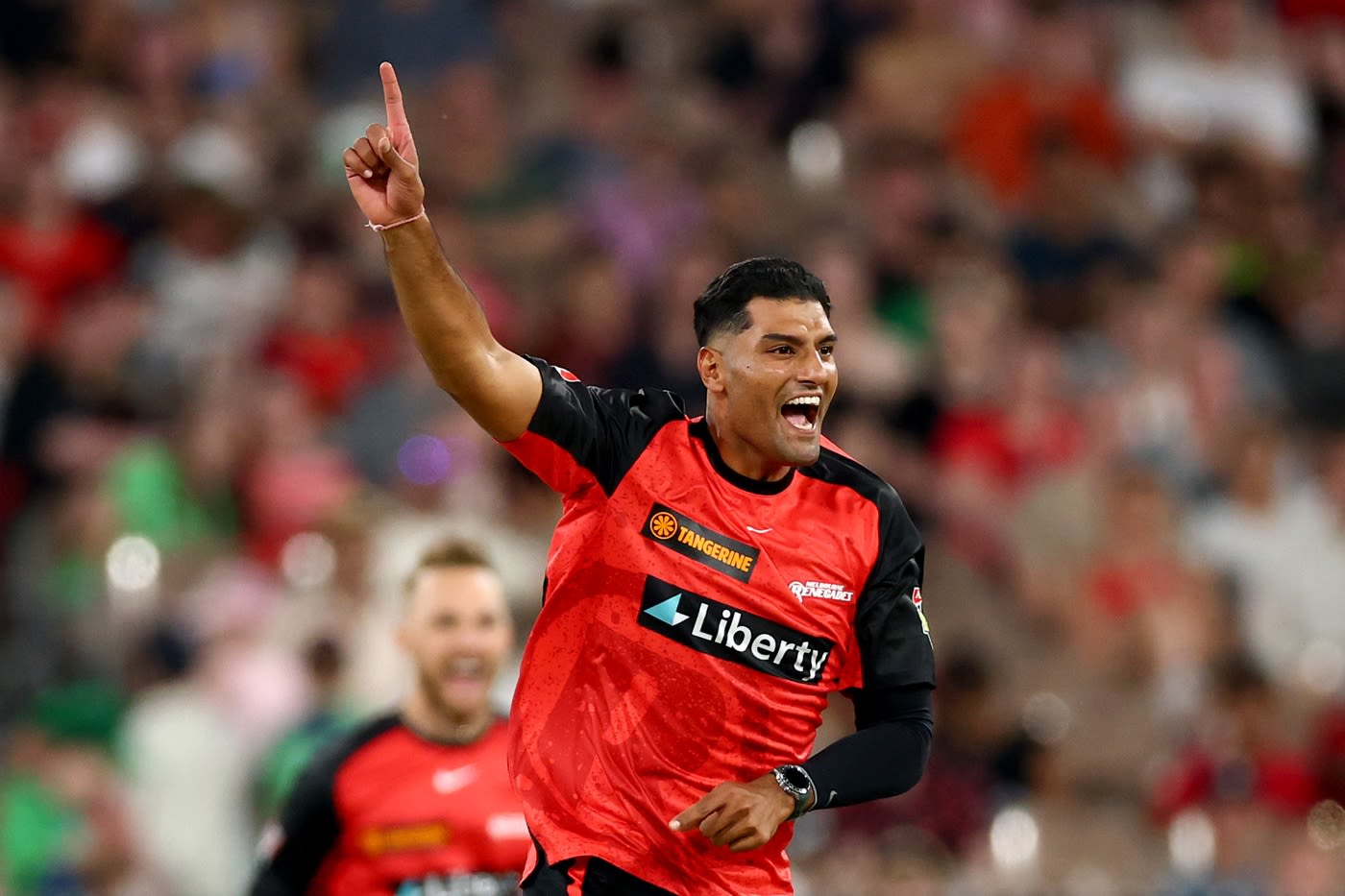 Gurinder Sandhu struck thrice in his first three overs