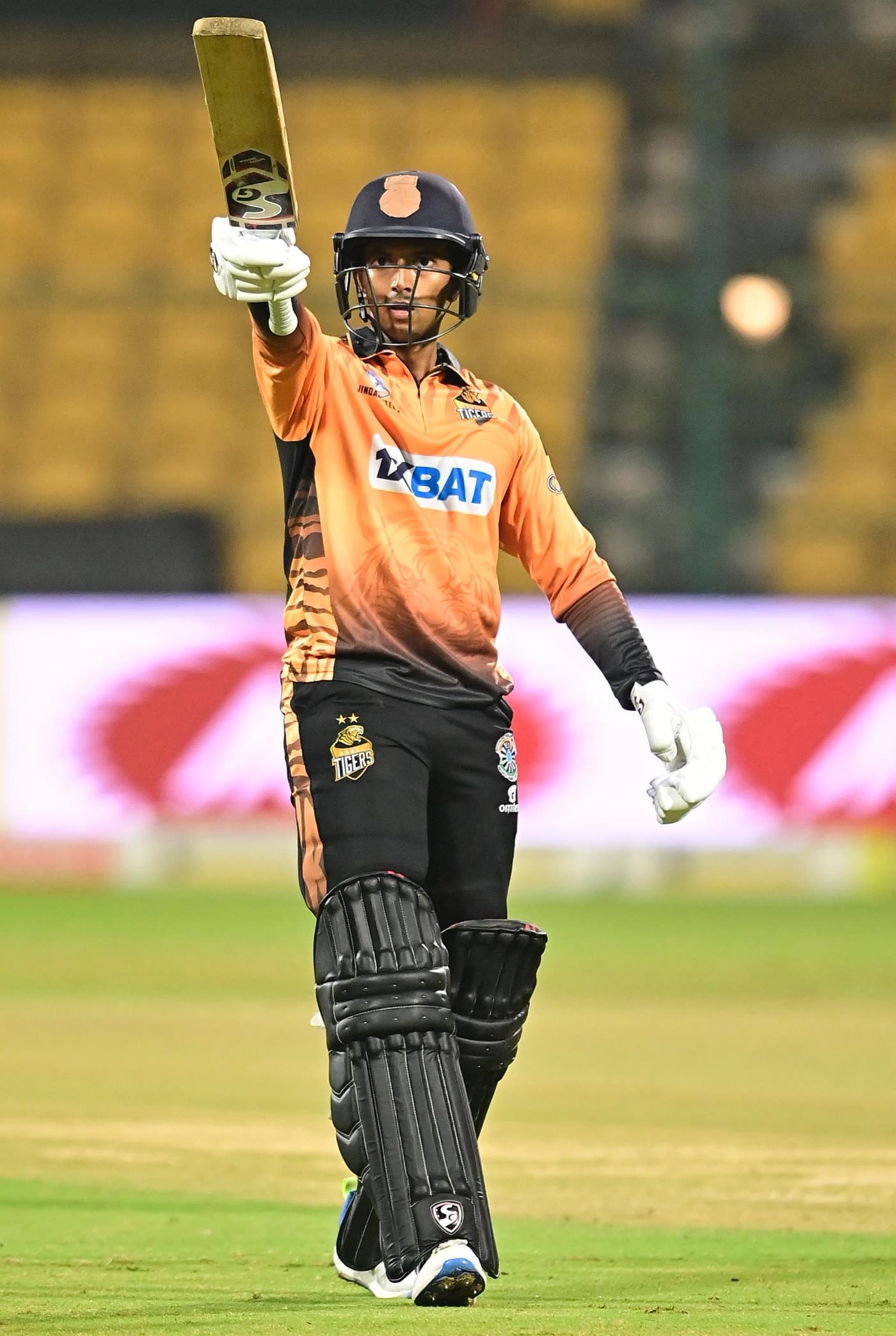 Krishnan Shrijith scored a century for Hubli Tigers