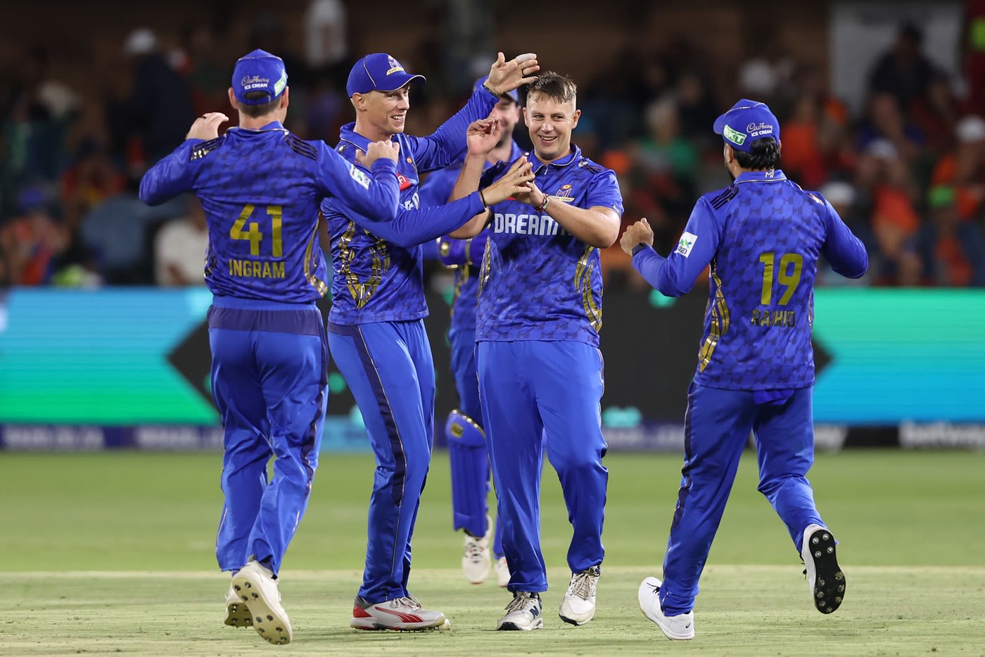 Delano Potgieter took three in an over to dent Sunrisers Eastern Cape