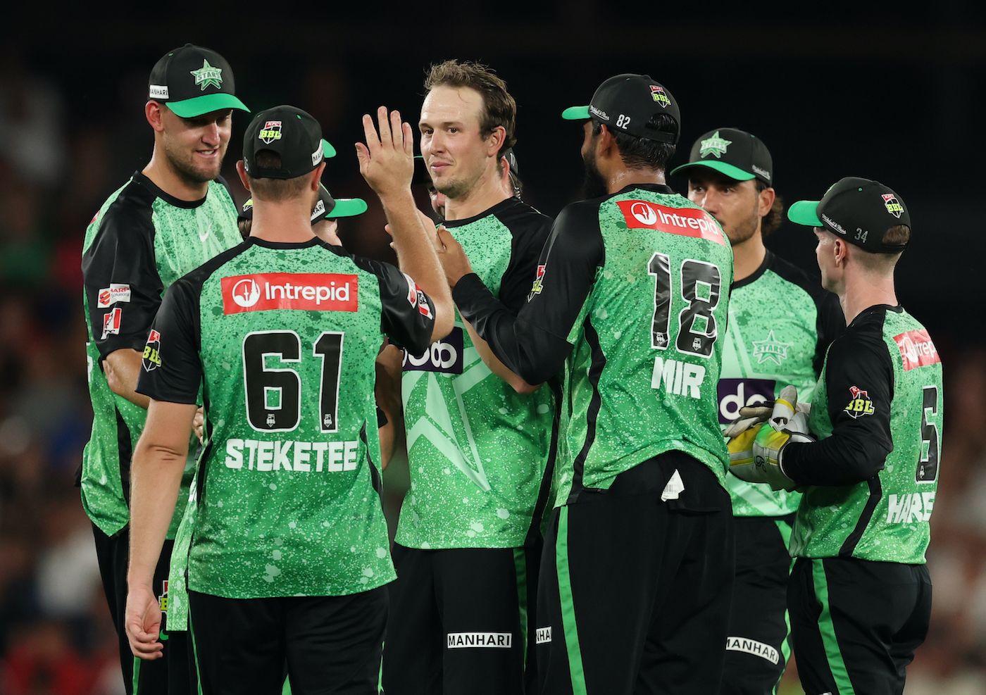 Joel Paris finished with 3 for 13 in four overs