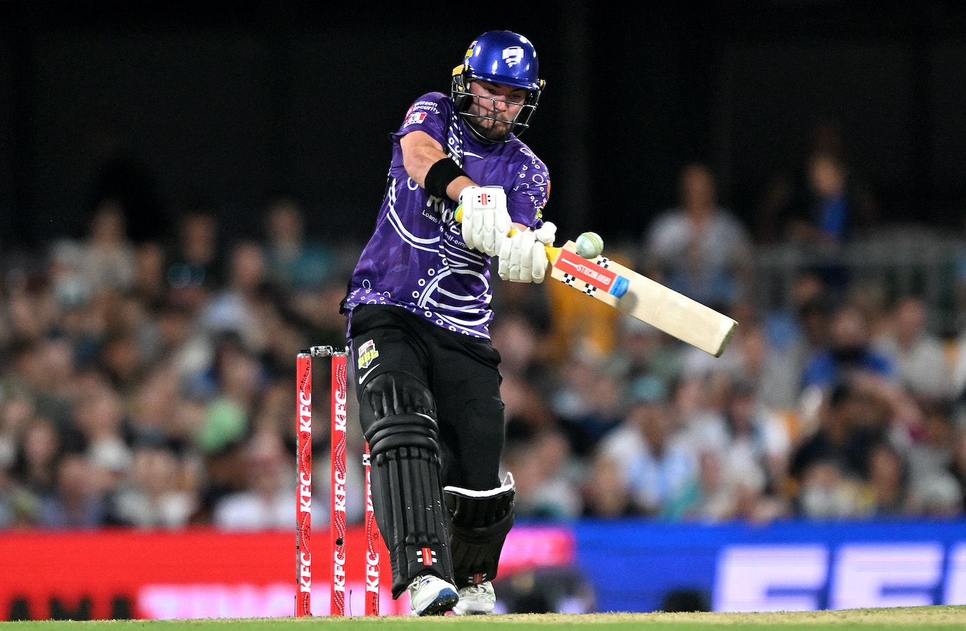 Caleb Jewell made 76 off 49 balls