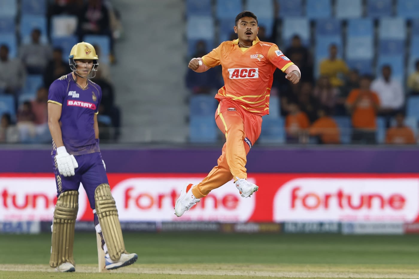 Aayan Afzal Khan leaps in joy