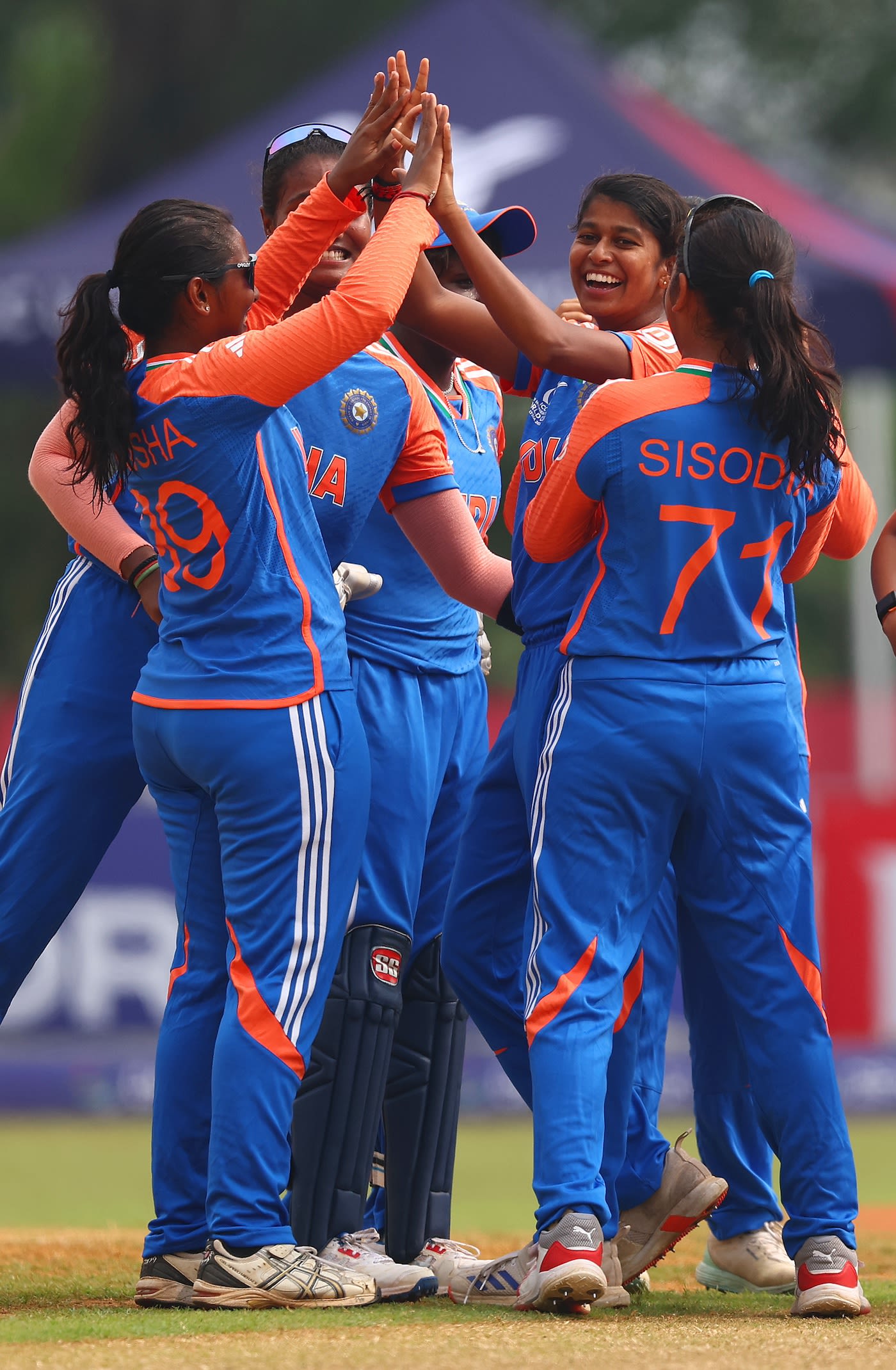 VJ Joshitha struck big blows in the powerplay