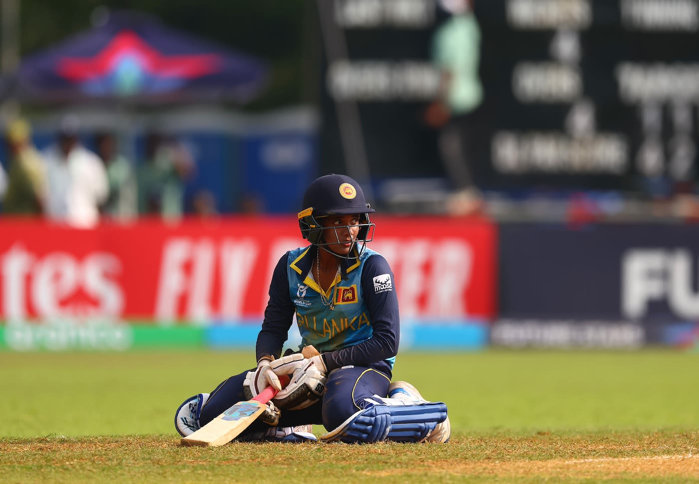 Manudi Nanayakkara was run out to add to Sri Lanka's woes