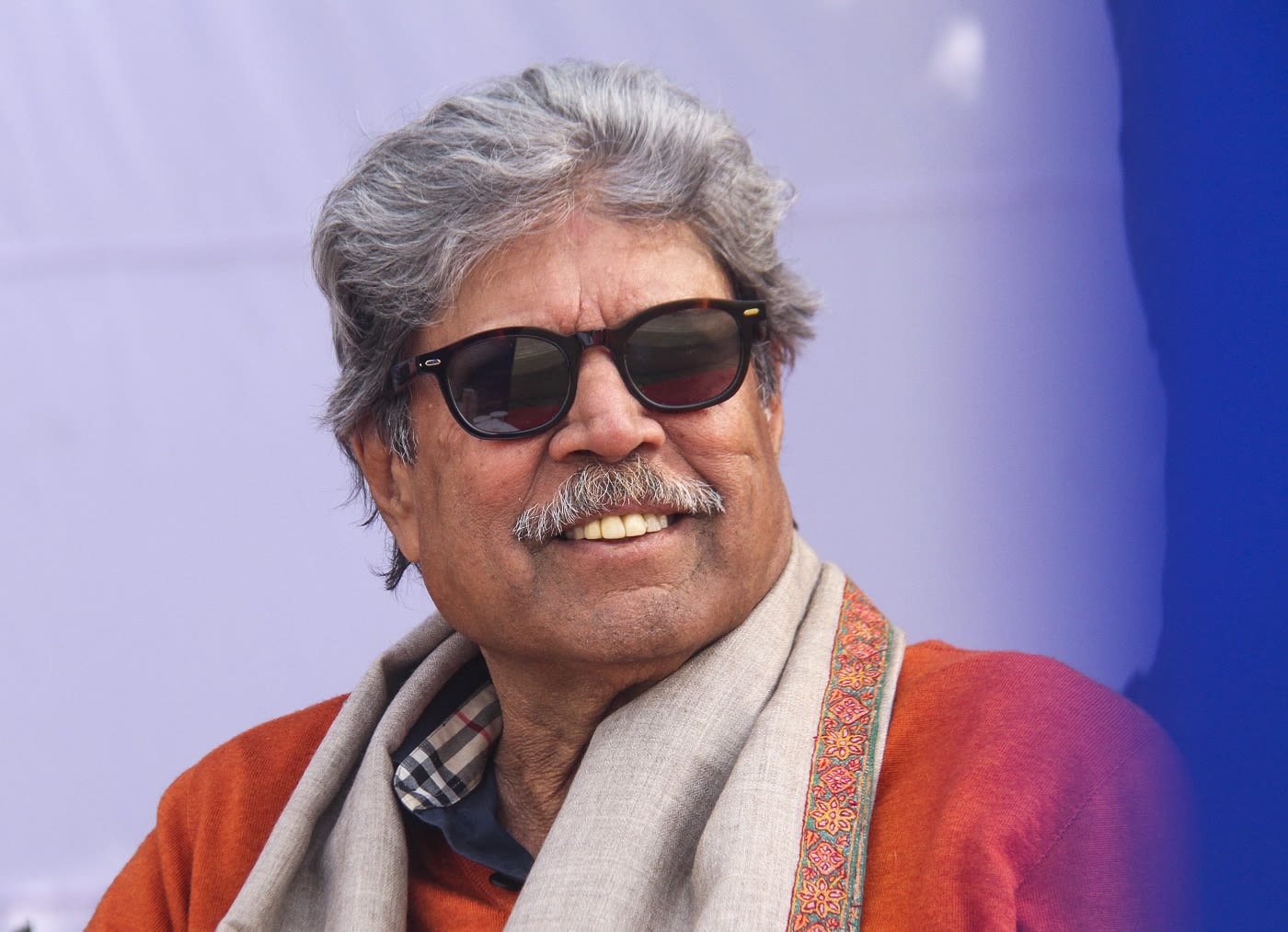 Kapil Dev at a function in Gurugram