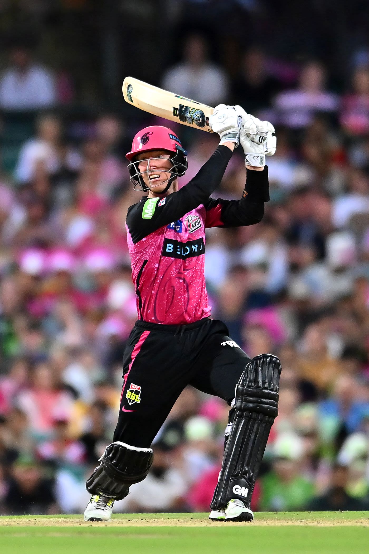 Jordan Silk drives over cover