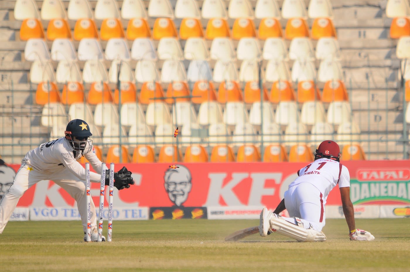 Kraigg Brathwaite is stumped