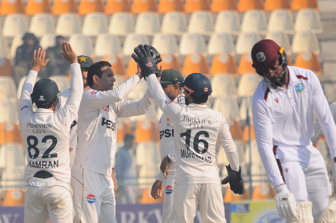 Noman Ali got rid of Mikyle Louis