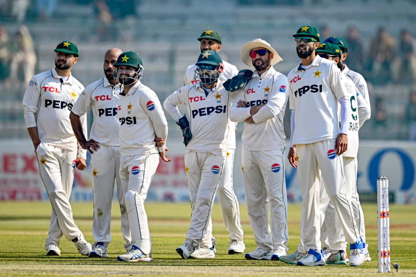 Pakistan used up all their reviews by the 32nd over of West Indies' innings
