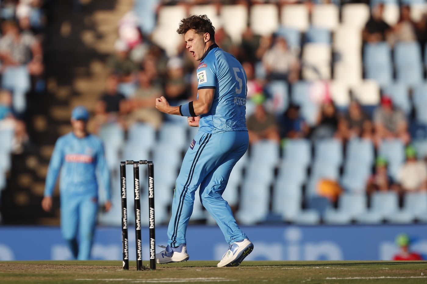 Gideon Peters dismissed Moeen Ali for a duck