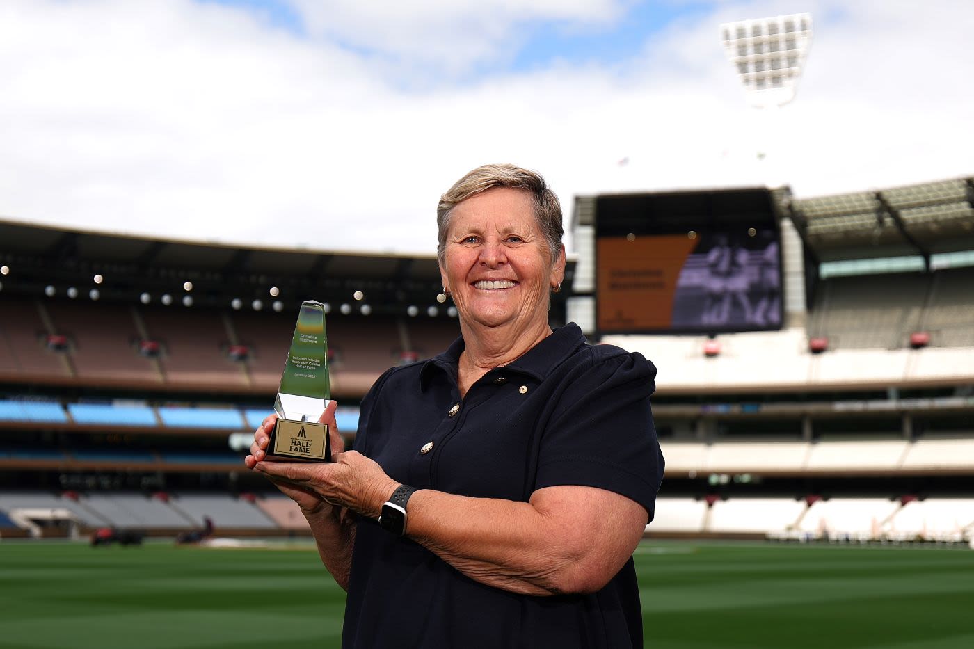 Christina Matthews was inducted into the Australian Cricket Hall of Fame
