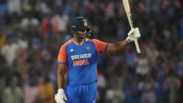 Has any player bettered Shivam Dube's run of 36 undefeated T20Is?
