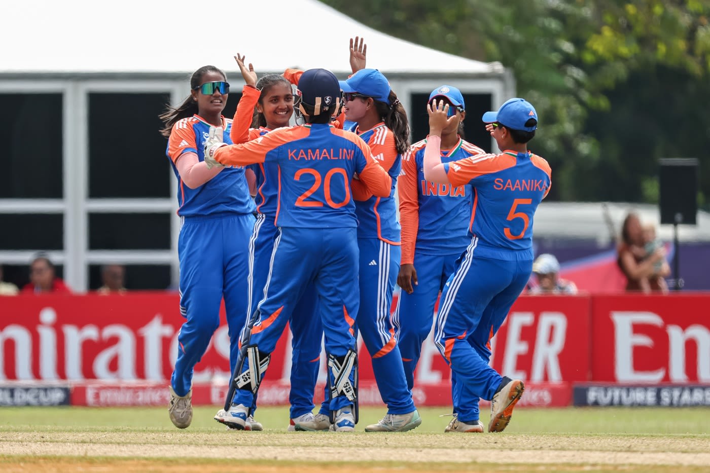 Parunika Sisodia struck in her first over of the Under-19 Women's T20 World Cup final