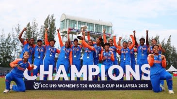 G Trisha excels with bat and ball as India become back-to-back Under-19 champions