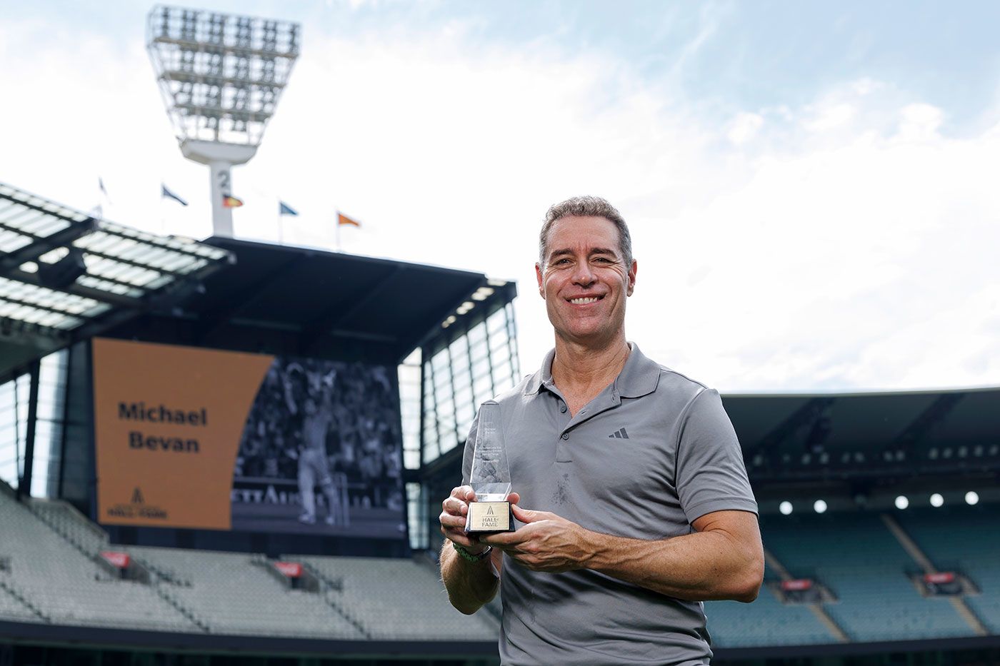 Michael Bevan has been inducted to Australia's Hall of Fame