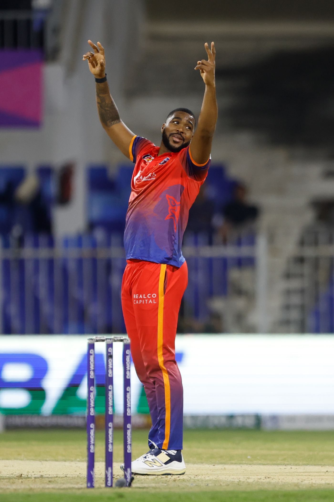 Obed McCoy did significant damage in the powerplay on the way to figures of 4-0-22-3