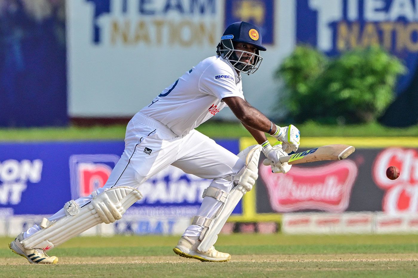 Ramesh Mendis added some depth to Sri Lanka's lower order