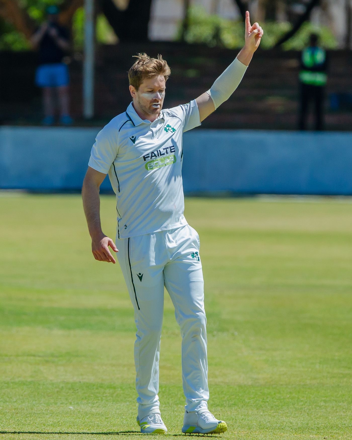 Barry McCarthy took the first three wickets of Zimbabwe's first innings