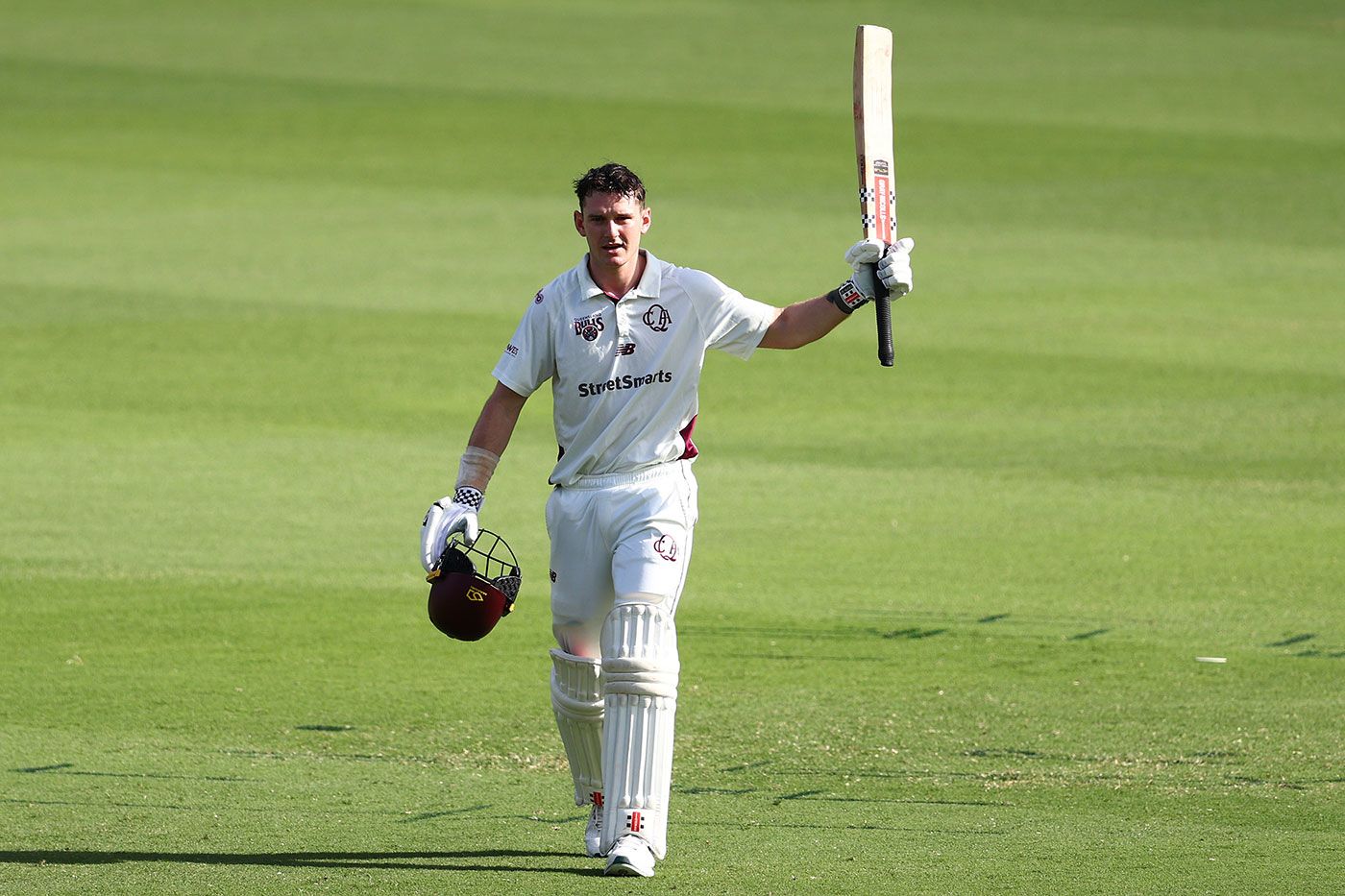 Jack Clayton guided Queensland with a century