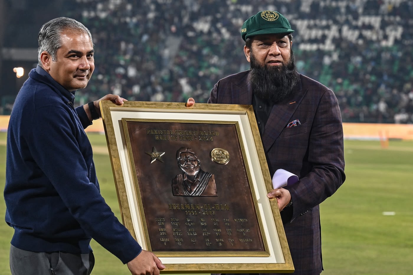 Inzamam-ul-Haq was inducted into the PCB Hall of Fame
