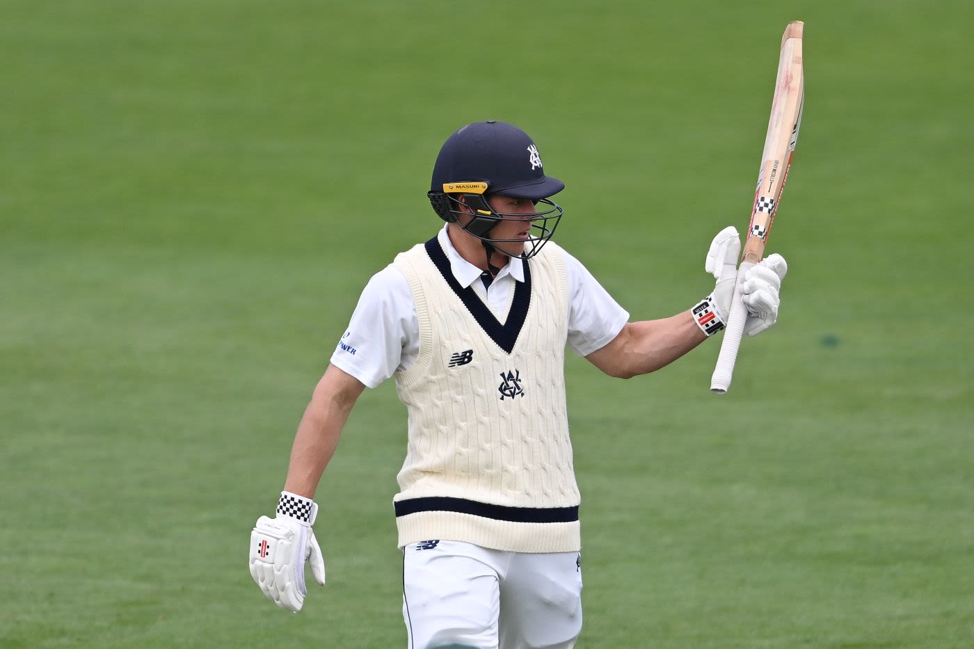 Harry Dixon made 66 off 73 on his first-class debut