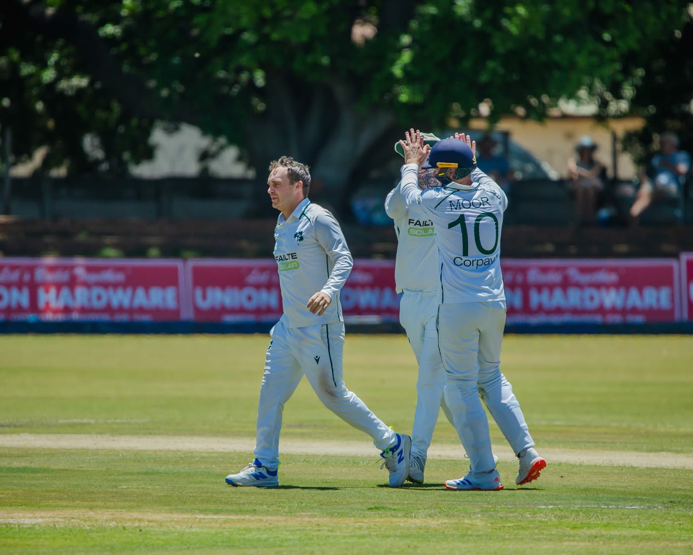Andy McBrine picked up three wickets in the first innings