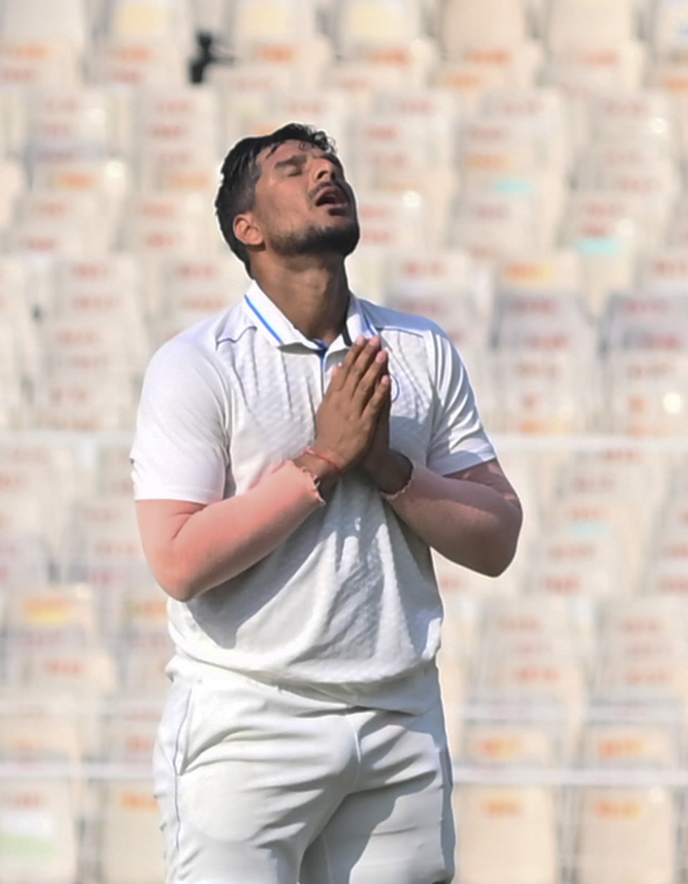 Ankit Kumar scored his fifth first-class hundred