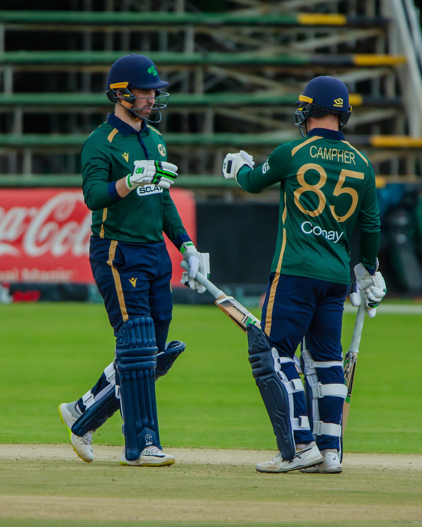 Andy Balbirnie and Curtis Campher put together 25 for the second wicket