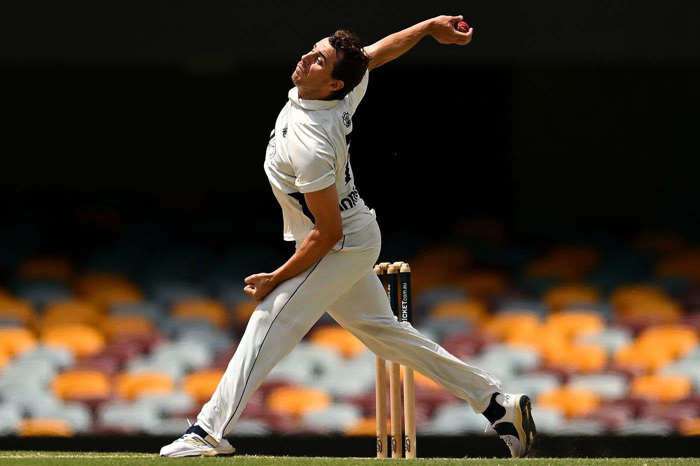 Lance Morris took three wickets as Queensland folded