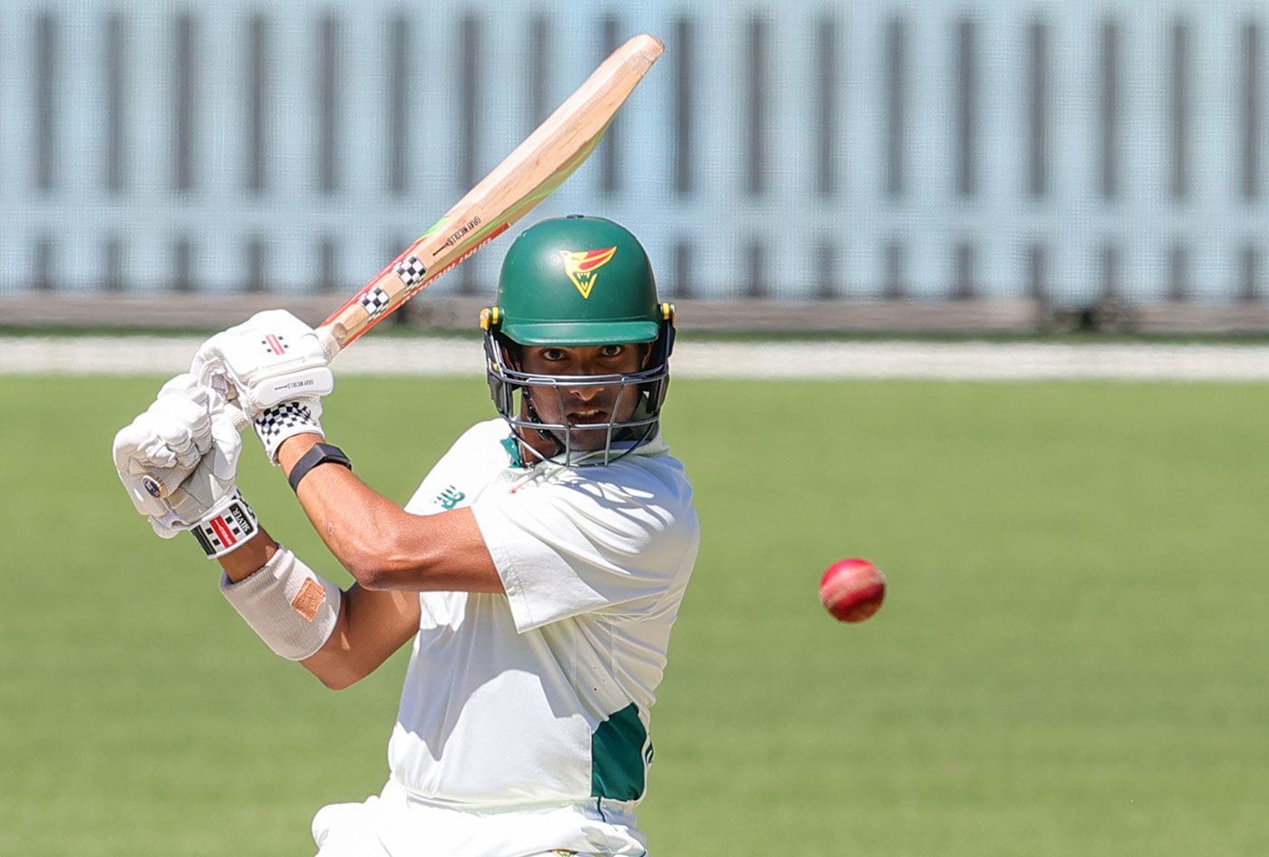 Nivethan Radhakrishnan built patiently for Tasmania