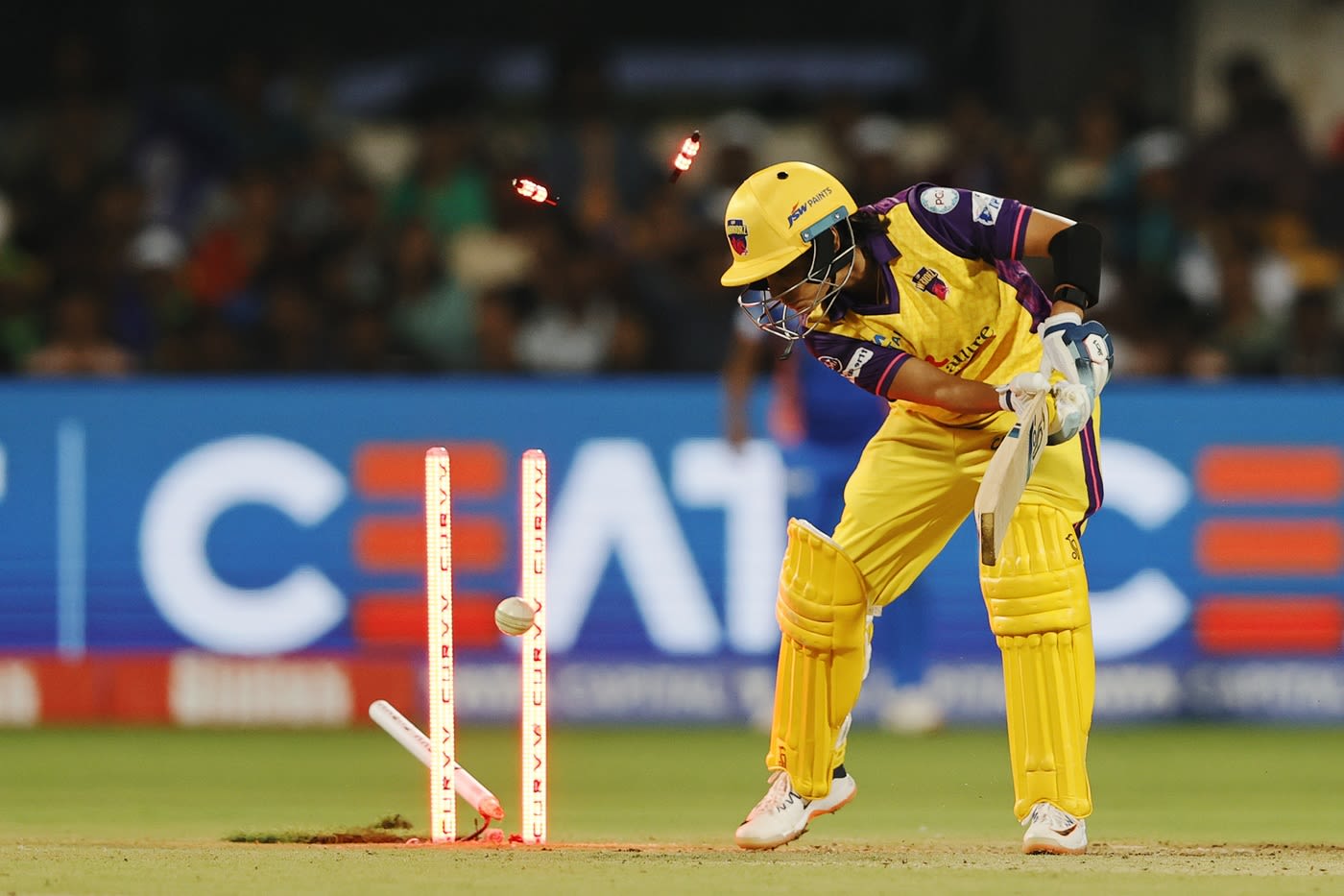 Saima Thakor is bowled